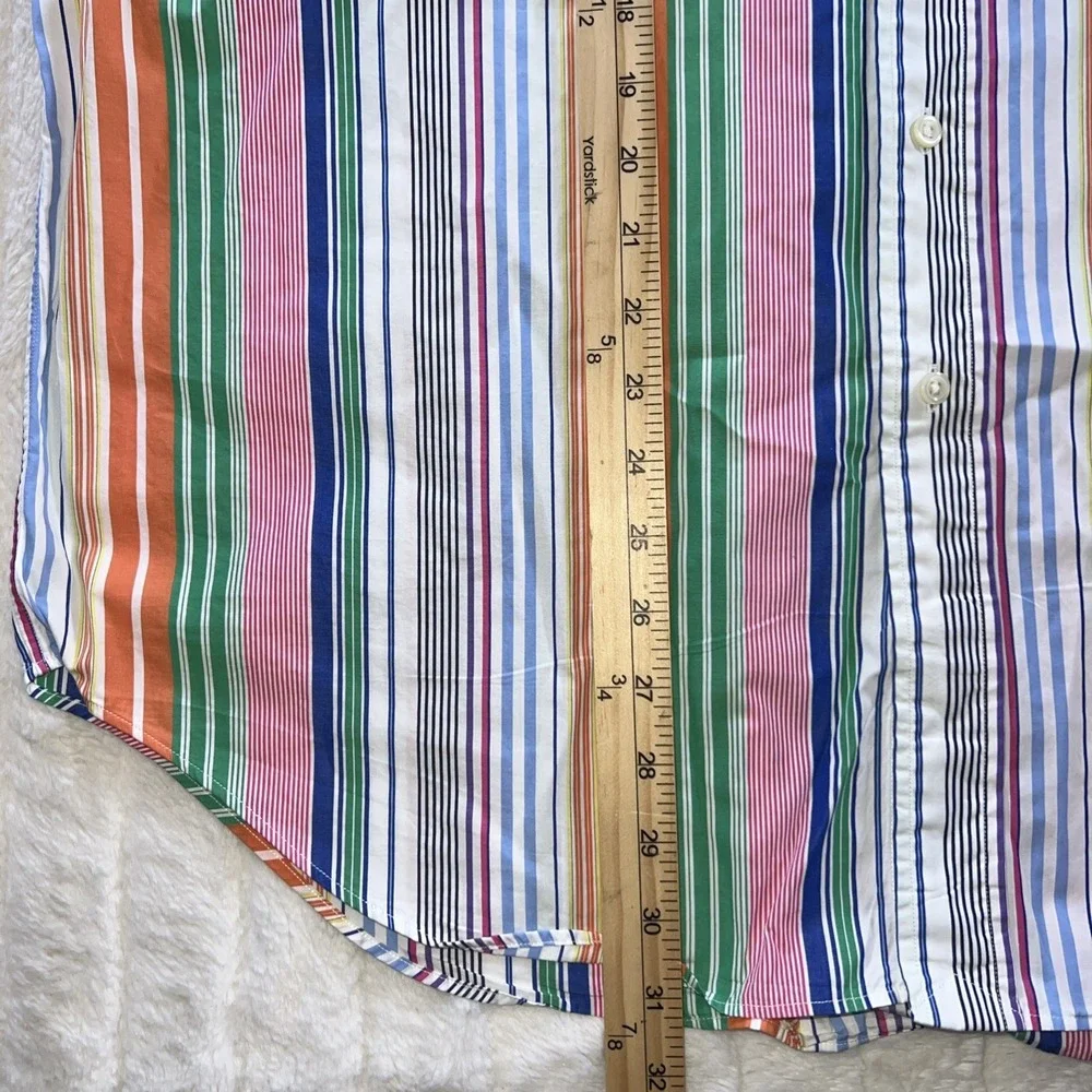 Polo Ralph Lauren Classic Fit Multi Color Shirt Mens XL Long Sleeve Button Up - Picture 6 of 8